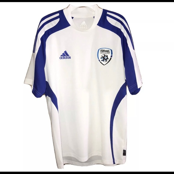 adidas Shirts | Adidas Israel Soccer Jersey Climacool Mens Medium ... adidas Shirts | Adidas Israel Soccer Jersey Climacool Mens Medium ...